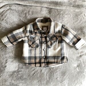 Gap baby fleece/flannel 0-6month jacket